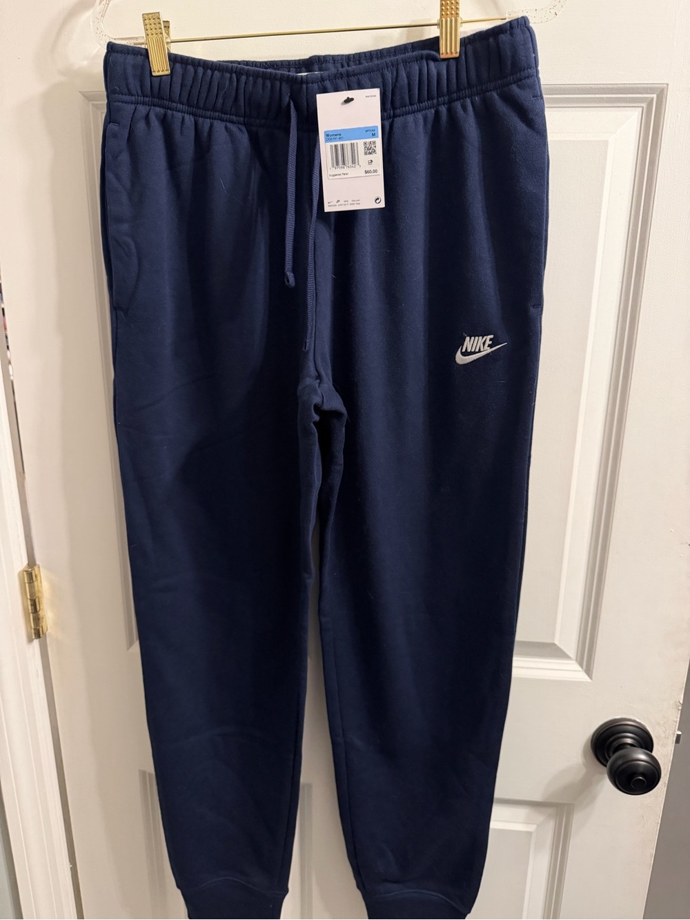 Nike women Navy Blue Fleece Jogger sweatpants
